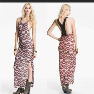 Free People crochet sundress, size large, EUC